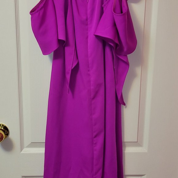 Spineta Magenta Hi Low dress - Picture 4 of 8